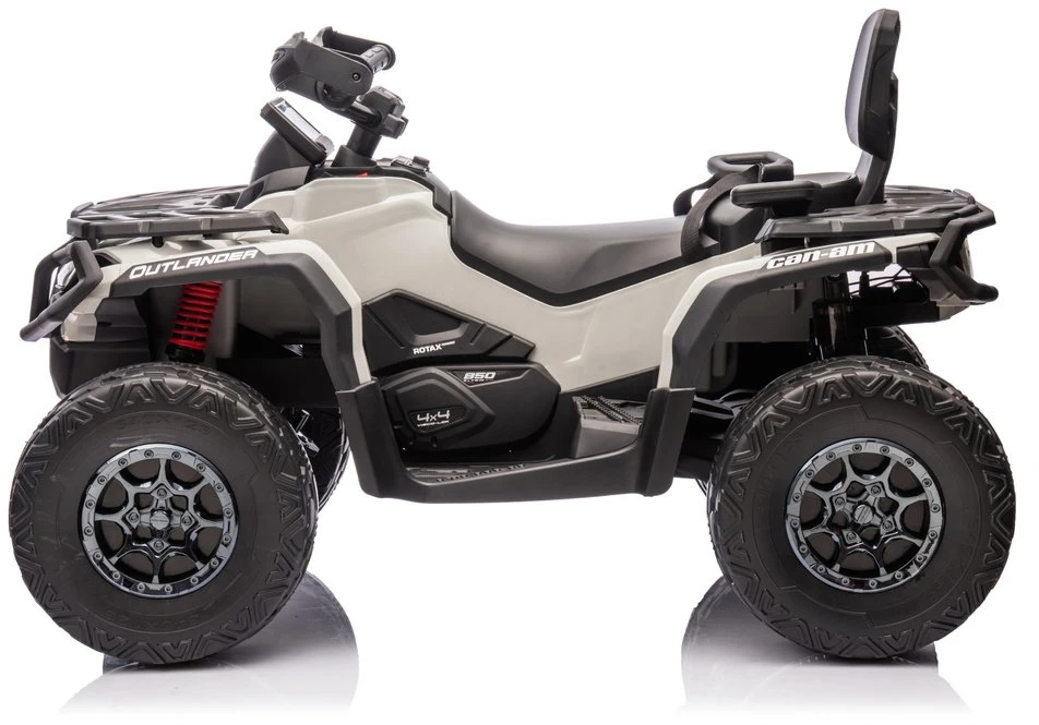 Lean Cars Vaikiškas keturratis Can Am Outlander 4x4 DK-CA005 Pilkas