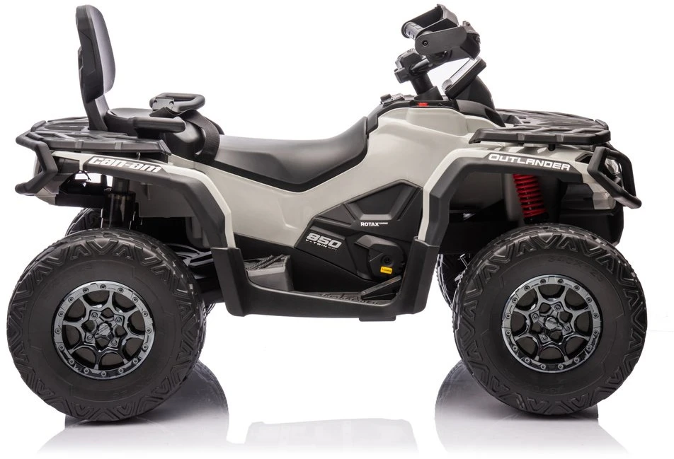 Lean Cars Vaikiškas keturratis Can Am Outlander 4x4 DK-CA005 Pilkas
