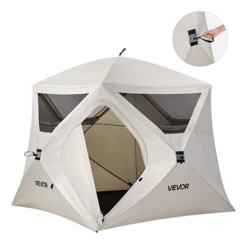 Keturvietė palapinė VEVOR YL90x90Beige-5, 212 cm aukščio