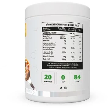 Kiaušinių baltymai MST Egg Baltas Protein 500g, sūdytos karamelės skonio
