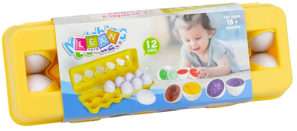 Lean Toys Rūšiuoklis kiaušiniams 12 vnt.