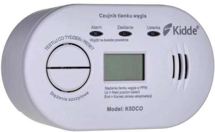 Anglies monoksido jutiklis Kidde K5DCO