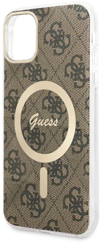 GUESS GUHMN61H44 IPHONE 11 6.1" RUDAS/RUDAS KIETAS DĖKLAS 4G MAGSAFE