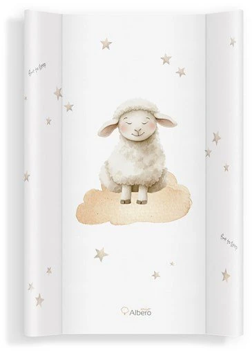 ALBERO MIO Kietas padėkliukas vystymui Short 447 Sleeping Sheep