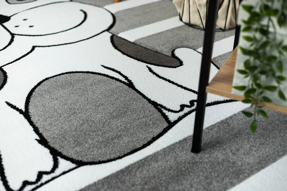 Kilimas 120 × 170 cm (120x170), pilkos spalvos PUPPY