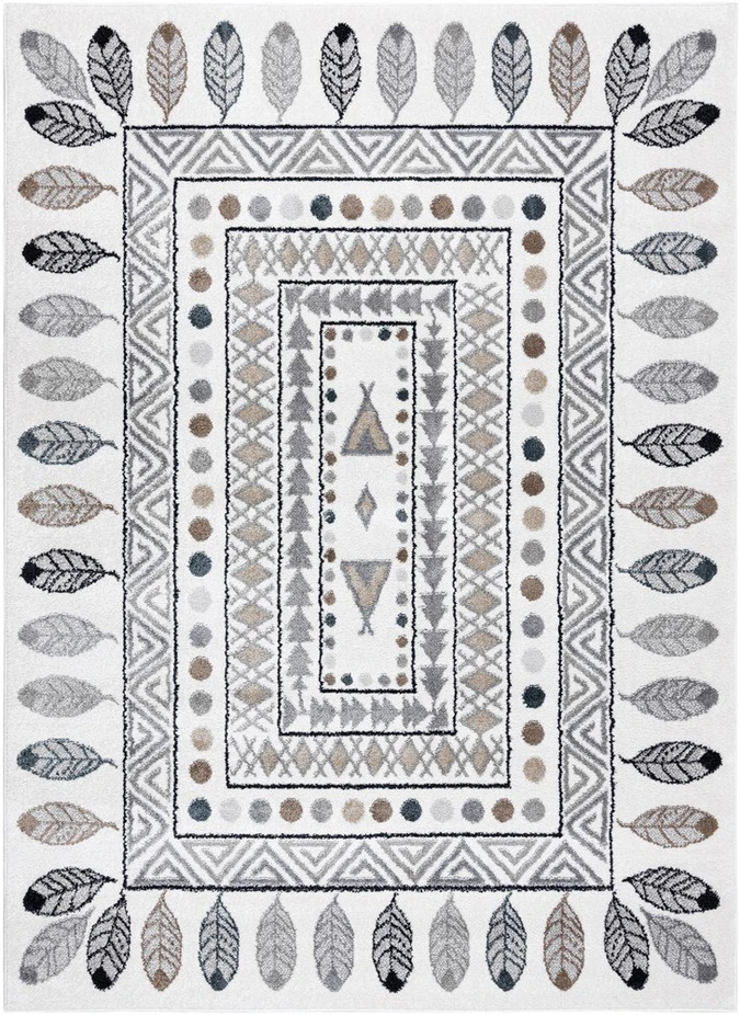 Kilimas 120 × 170 cm, kreminės spalvos BEO TEEPEE