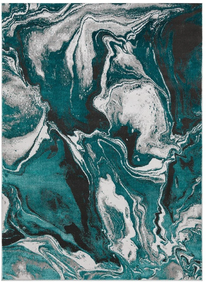 Kilimas 120 × 170 cm, žalia ir antracito spalvos WELLI