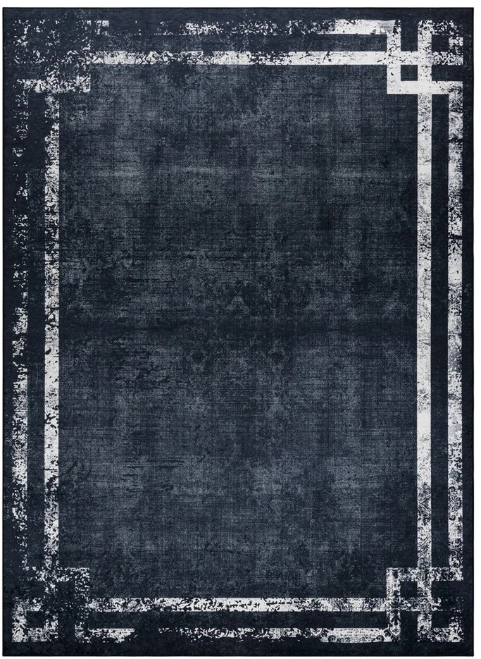 Kilimas 120×170 juoda–balta ARLEN