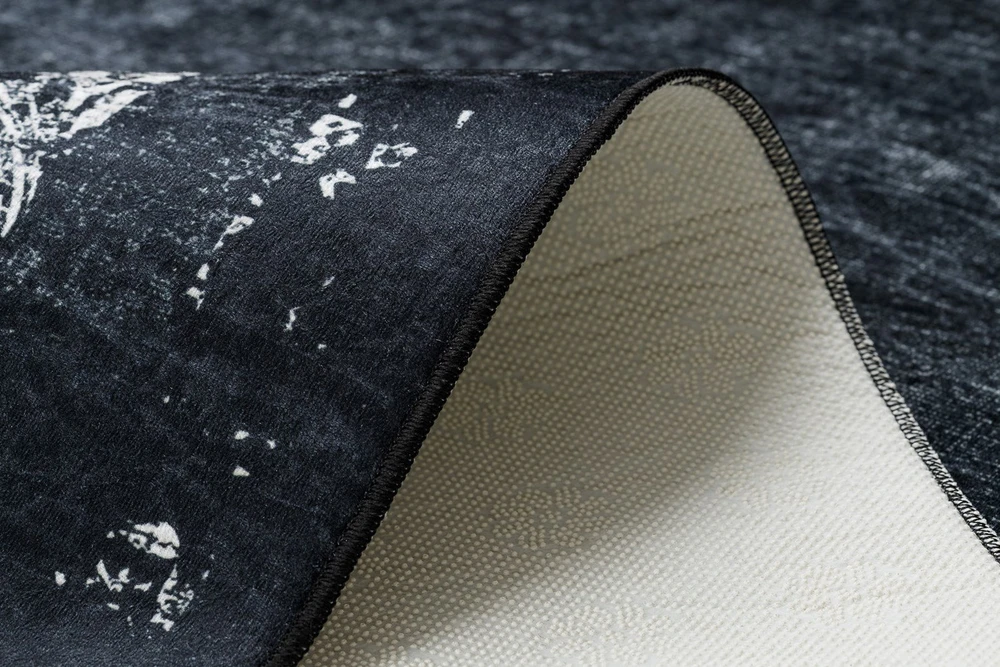 Kilimas 120×170 juoda–balta ARLEN