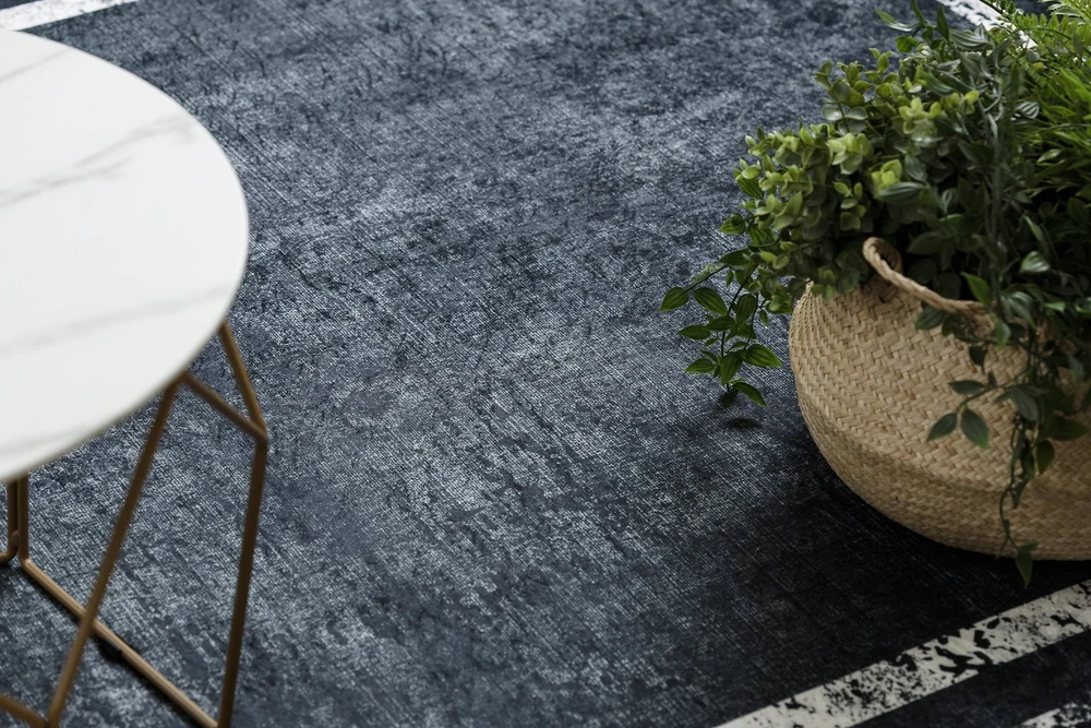 Kilimas 120×170 juoda–balta ARLEN