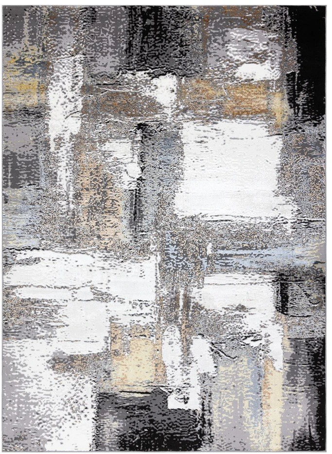 Kilimas 140 × 190 cm, kreminės ir auksinės spalvos WELLI