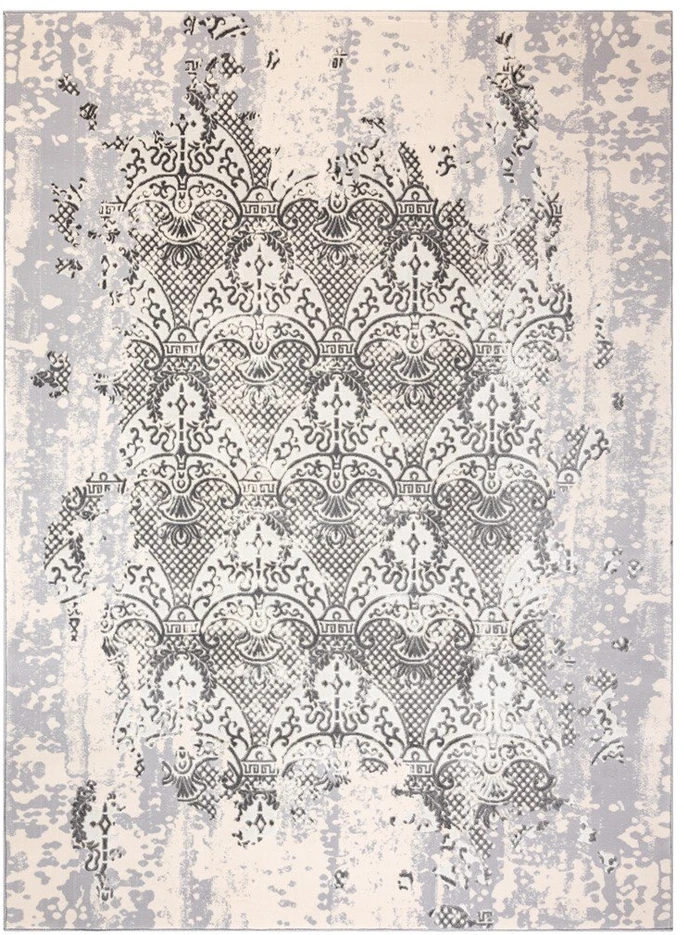 Kilimas 140 × 190 cm, pilkos spalvos IONA ORNAMENT