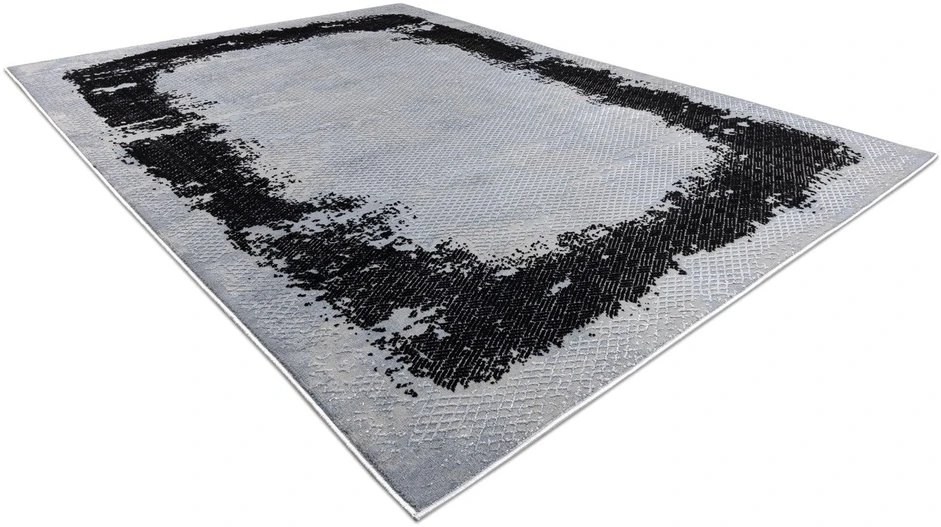Kilimas 140 × 190 cm, pilkos spalvos IONA FRAME