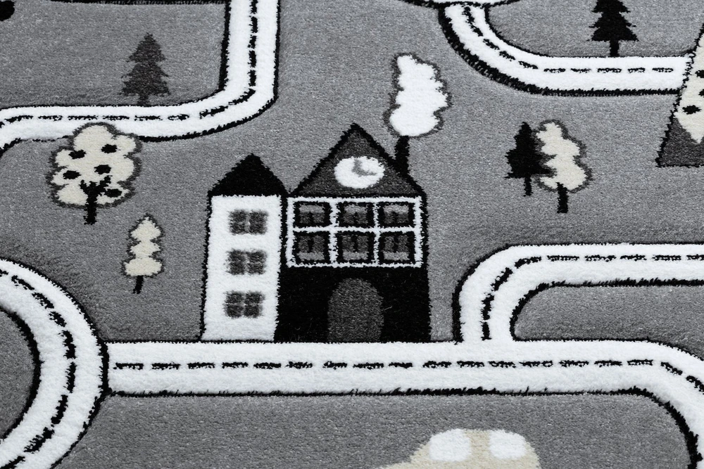 Kilimas 140 × 190 cm, pilkos spalvos TOWN