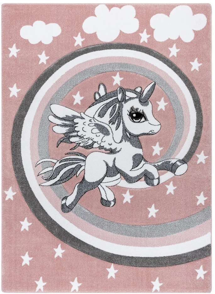 Kilimas 140 × 190 cm pony powderpink
