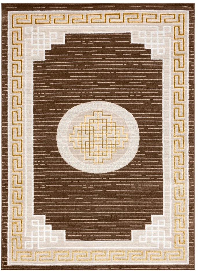 Kilimas 140 × 190 cm, smėlio ir rudos spalvos TREX