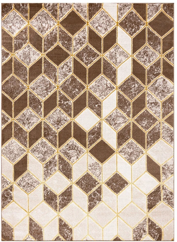 Kilimas 140 × 190 cm, smėlio ir rudos spalvos TREX