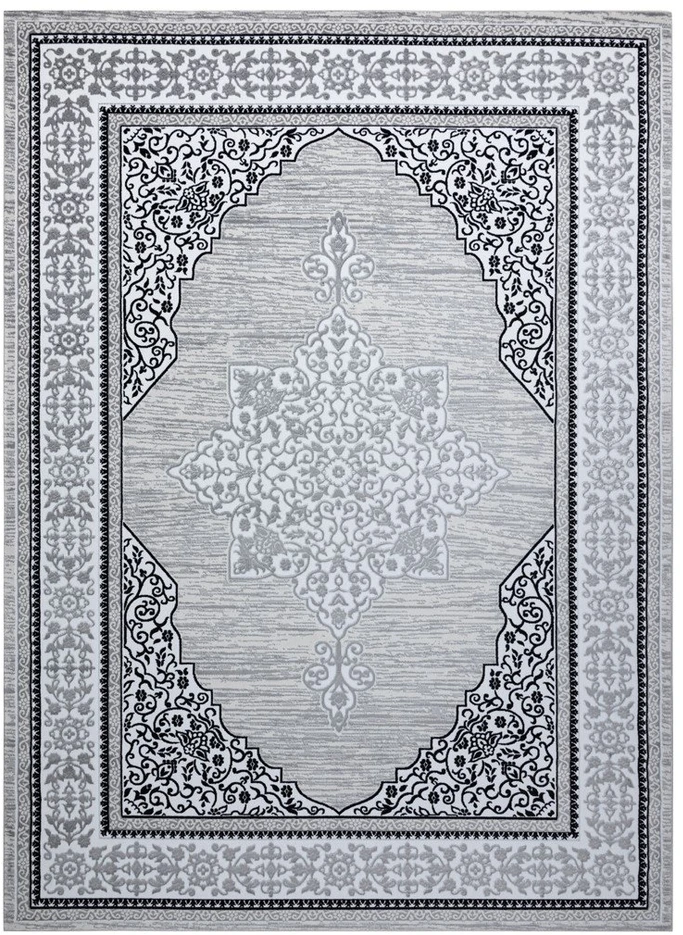 Kilimas 160 × 220 cm, kreminės ir pilkos spalvos MOSSE