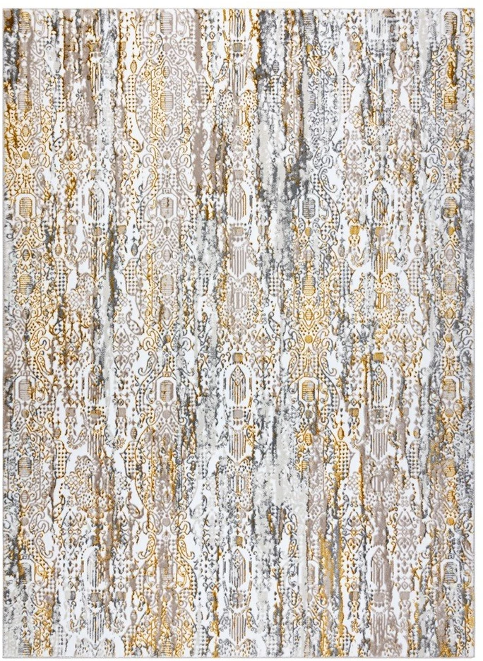 Kilimas 80 × 150 cm, auksinės ir smėlio spalvos MOSSE