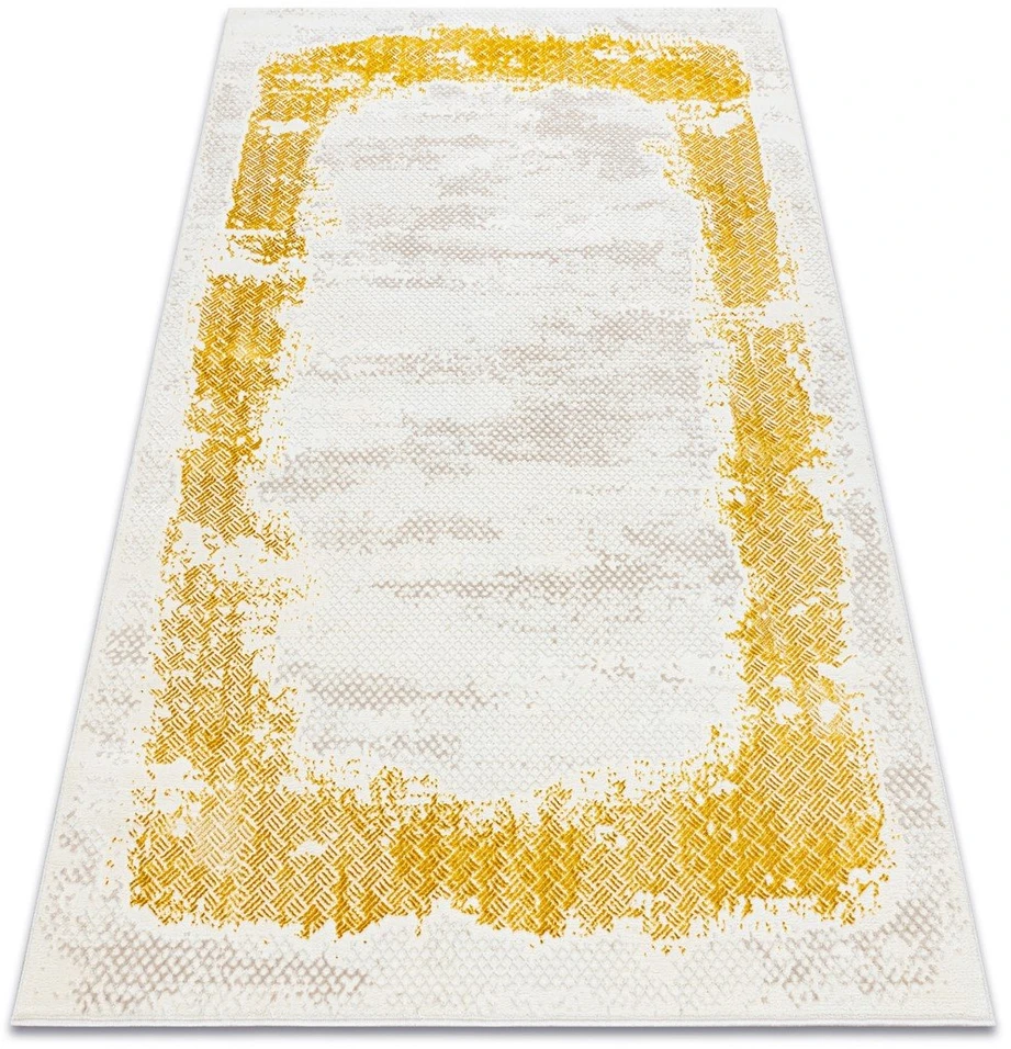 Kilimas 80 × 150 cm, kreminės ir auksinės spalvos IONA