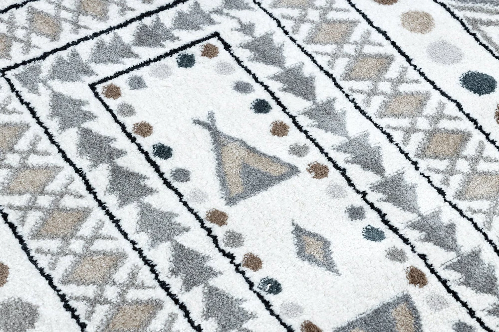 Kilimas 80 × 150 cm, kreminės spalvos BEO TEEPEE