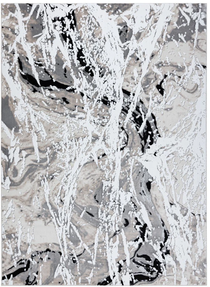 Kilimas 80 × 150 cm, smėlio ir pilkos spalvos MOSSE