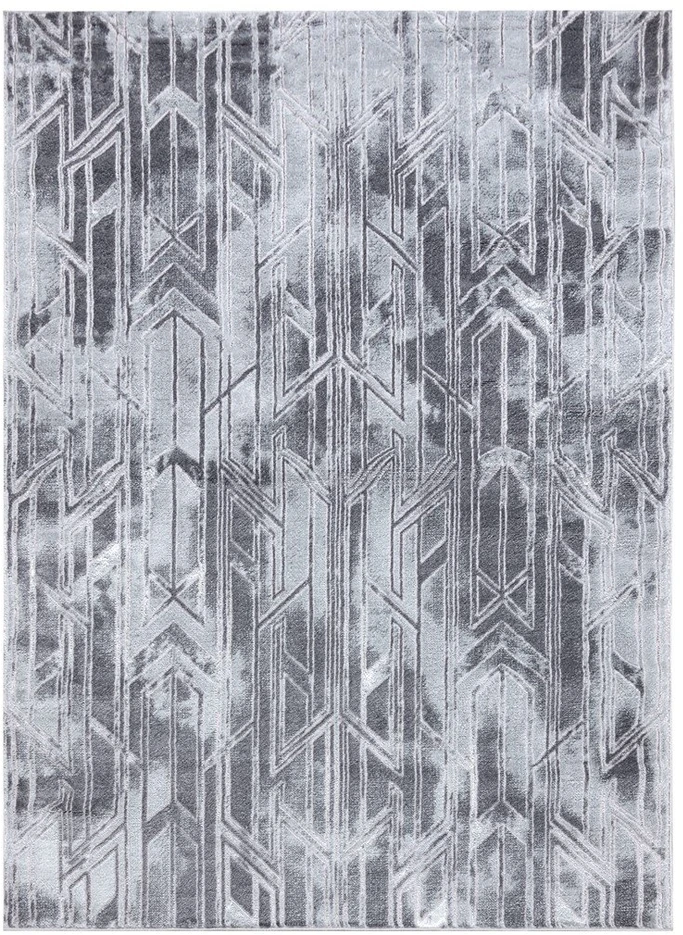 Kilimas 80 × 150 cm, tamsiai pilkos spalvos TREX