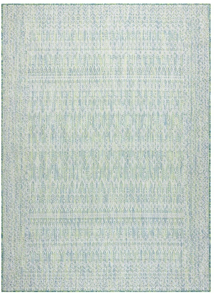 Kilimas 80x150 cm žalsvai mėlynas Vinea Rhombus