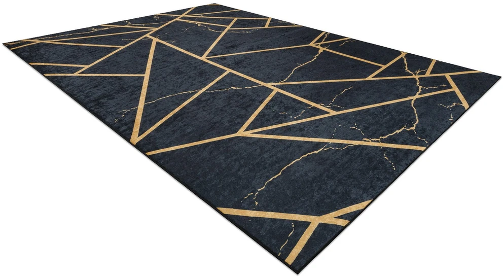 Kilimas juodas 80×150 ARLEN MARBLE2