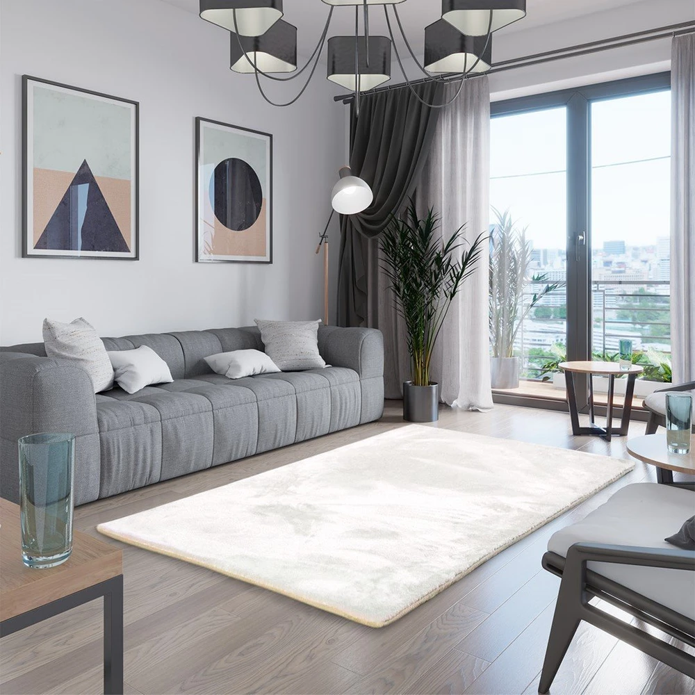 AmeliaHome Kilimas MORKO kreminės spalvos 100 × 150 cm