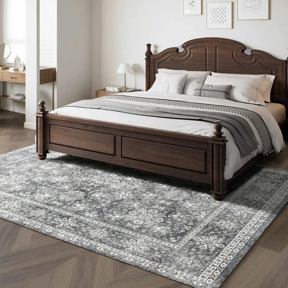VEVOR Didelis kilimas 243 x 305 cm pilkas