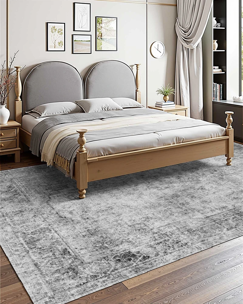 VEVOR Didelis kilimas 274 x 365 cm pilkas