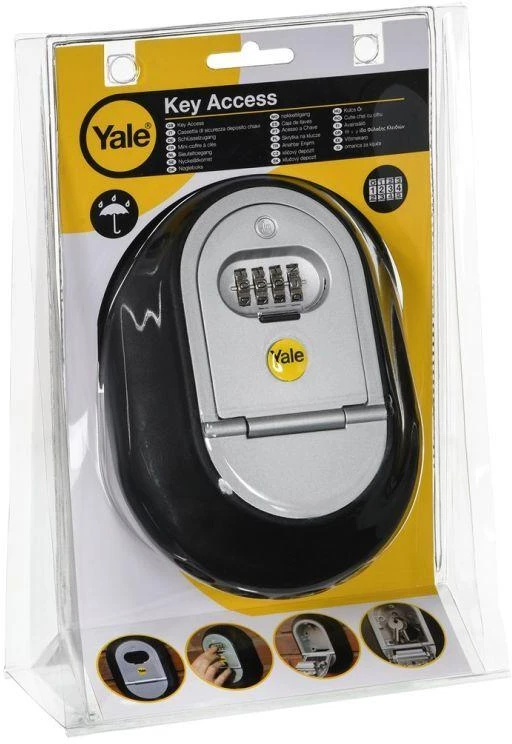 Yale Y500/187/1 Raktų dėžutė atidaryta su kombinuota spyna
