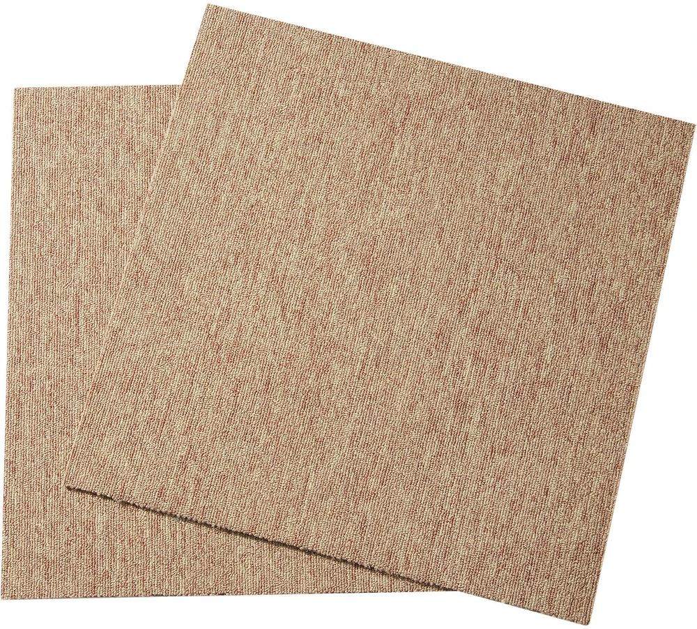 Vevor Tamsios rudos kilimų plytelės 50x50 cm su paminkštinimu
