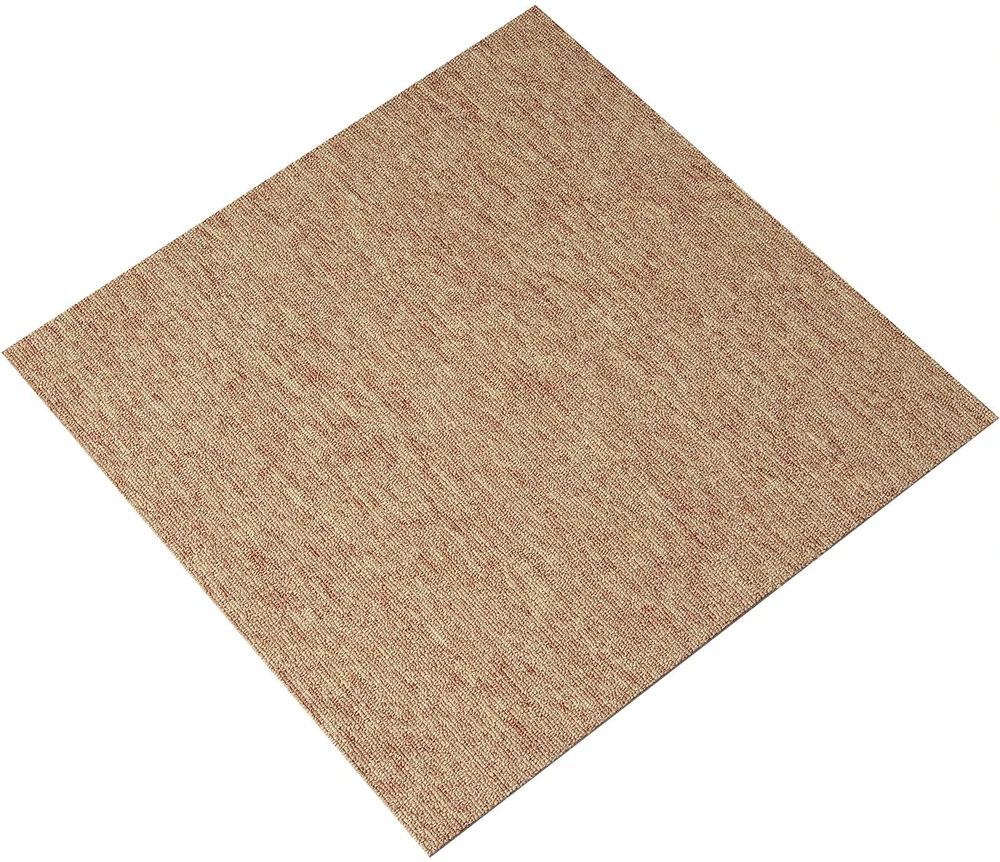 Vevor Tamsios rudos kilimų plytelės 50x50 cm su paminkštinimu