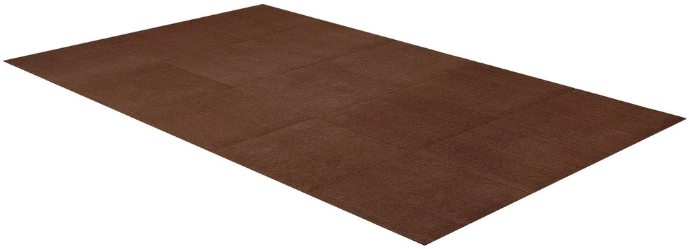 VEVOR Kiliminės plytelės 61x61 cm, 20 vnt, rudos