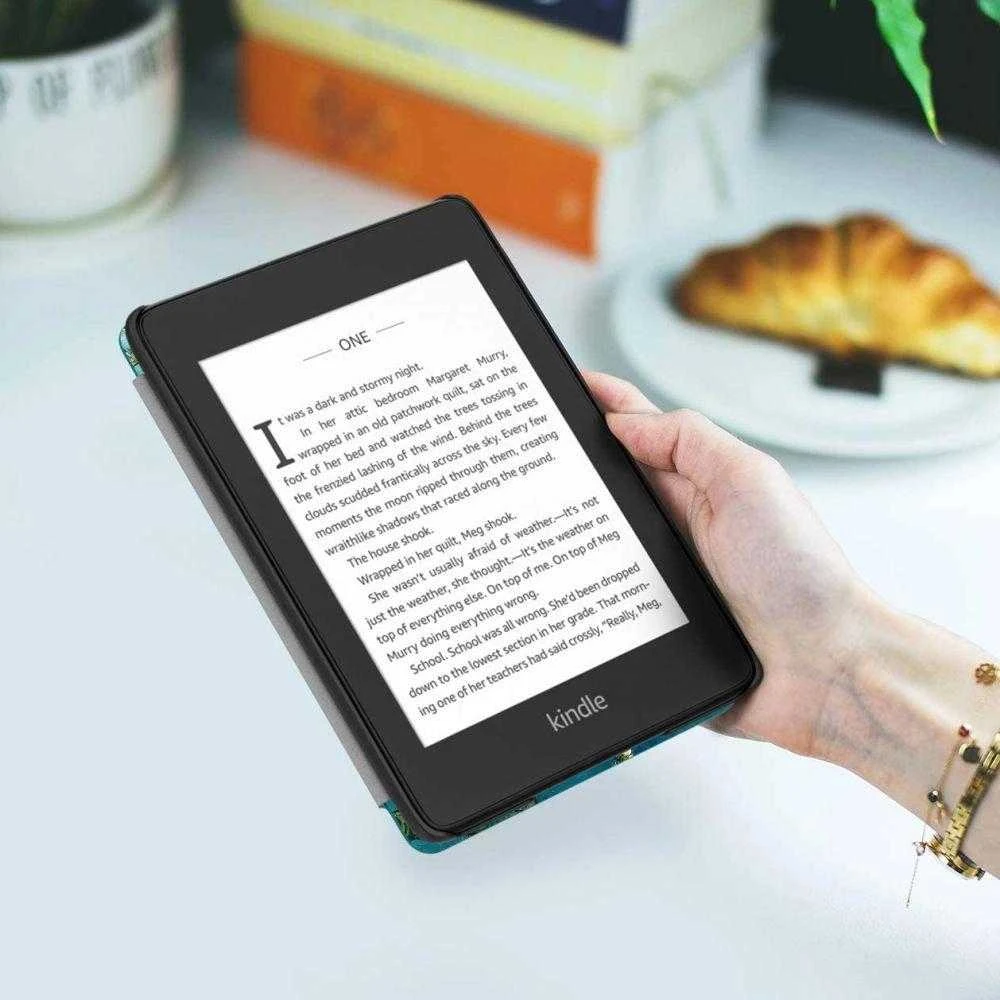 Amazon Tech-Protect SmartCase Kindle Paperdėklas telefonui baltos spalvos V / 5 / Signature Edition – dėklas telefonui juodos spalvos