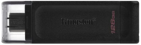 Ausinės KINGSTON 128GB USB-C 3.2 Gen1 DataTraveler 70 USB atmintinė
