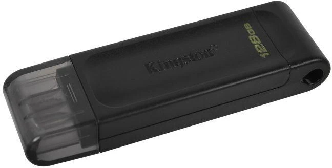 Ausinės KINGSTON 128GB USB-C 3.2 Gen1 DataTraveler 70 USB atmintinė