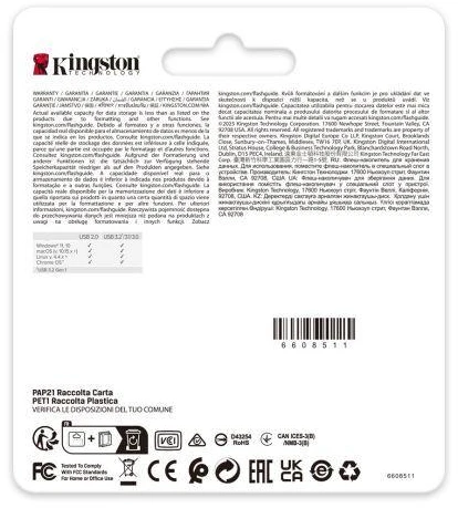 KINGSTON 128GB USB3.2 Gen.1 DataTraveler atmintinė