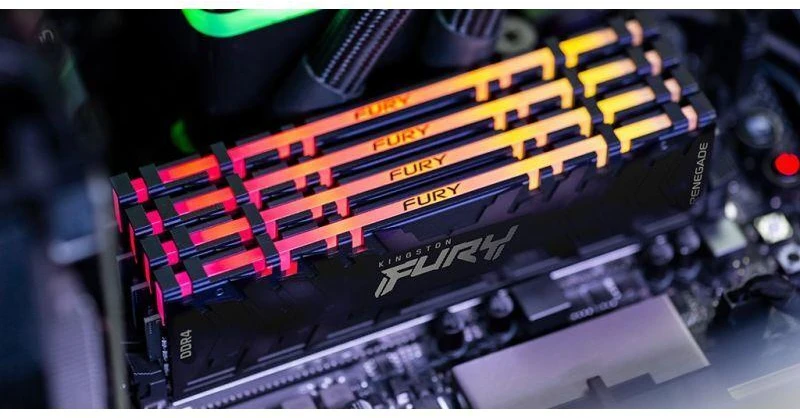 „Kingston KF432C16RB2AK2/16“ 16 GB 3200 MT/s DDR4 CL16 DIMM (2 vnt. rinkinys) FURY Renegade RGB | „Kingston“
