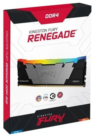 RAM „Kingston KF440C19RB2AK2/16“ 16 GB 4000 MT/s DDR4 CL19 DIMM (2 vnt. rinkinys) FURY Renegade RGB | „Kingston“