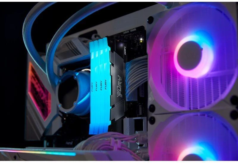 RAM „Kingston KF440C19RB2AK2/16“ 16 GB 4000 MT/s DDR4 CL19 DIMM (2 vnt. rinkinys) FURY Renegade RGB | „Kingston“
