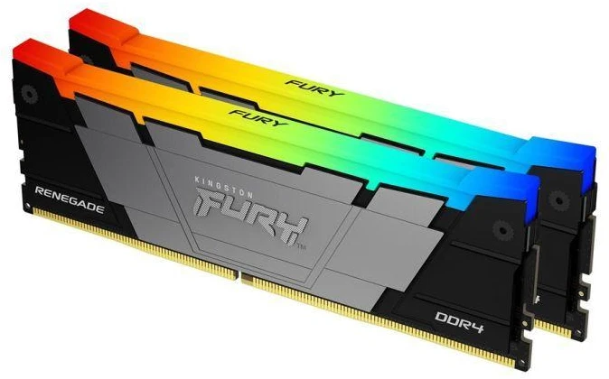 RAM „Kingston KF440C19RB2AK2/16“ 16 GB 4000 MT/s DDR4 CL19 DIMM (2 vnt. rinkinys) FURY Renegade RGB | „Kingston“