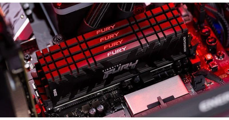 RAM „Kingston KF440C19RB2AK2/16“ 16 GB 4000 MT/s DDR4 CL19 DIMM (2 vnt. rinkinys) FURY Renegade RGB | „Kingston“