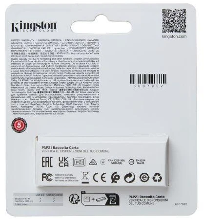 KINGSTON 256GB USB 3.2 Gen 1 USB atmintinė DataTraveler Exodia S B+O