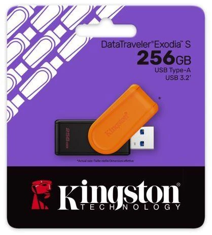 KINGSTON 256GB USB 3.2 Gen 1 USB atmintinė DataTraveler Exodia S B+O