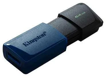 Kingston 64GB USB3.2 Gen 1 DataTraveler Exodia M (Juodas + Mėlyna)