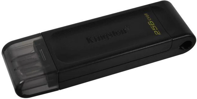 Ausinės „KINGSTON DataTraveler 70“ 256 GB USB-C atmintinė