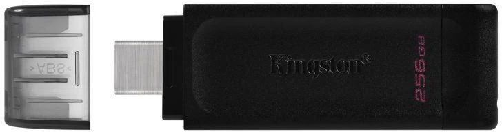 Ausinės „KINGSTON DataTraveler 70“ 256 GB USB-C atmintinė